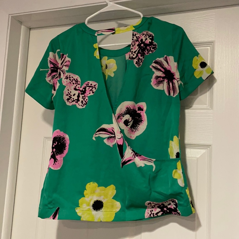 J Crew Floral Top